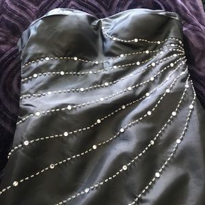 Black Homecoming Dress w/ Jewels